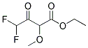 ETHYL 4,4-DIFLUORO-2-METHOXY-3-OXOBUTYRATE Structure