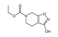 ethyl 3,4,5,7-tetrahydro-3-oxoisoxazolo[5,4-c]pyridine-6(2H)-carboxylate结构式