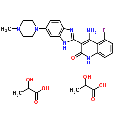 多韦替尼二乳酸结构式