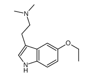 2-(5-ethoxy-1H-indol-3-yl)-N,N-dimethylethanamine结构式