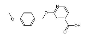 2-(4-methoxybenzyloxy)isonicotinic acid Structure