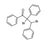 2,3-dibromo-1,2,3-triphenyl-propan-1-one Structure