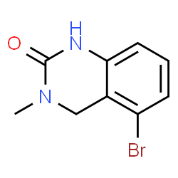 5-溴-3-甲基-3,4-二氢喹唑啉-2(1H)-酮结构式