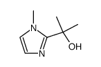 2-(1-hydroxy-1-methylethyl)-1-methylimidazole结构式