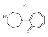 2-[1,4]diazepan-1-yl-cyclohepta-2,4,6-trienone hydrochloride结构式