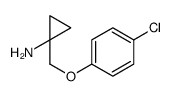 1-((4-Chlorophenoxy)Methyl)cyclopropanamine structure