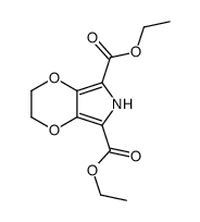 3,4-乙烯基二氧基吡咯-2,5-二羧酸二乙酯结构式