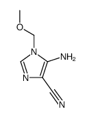 1H-Imidazole-4-carbonitrile,5-amino-1-(methoxymethyl)- structure