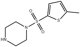 1-[(5-methylthiophen-2-yl)sulfonyl]piperazine Structure