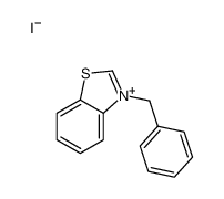 3-benzyl-1,3-benzothiazol-3-ium,iodide Structure