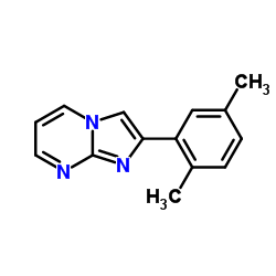 2-(2,5-Dimethylphenyl)imidazo[1,2-a]pyrimidine结构式