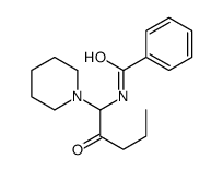 N-(2-oxo-1-piperidin-1-ylpentyl)benzamide Structure