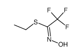 S-Ethyl (E)-2,2,2-Trifluoro-N-hydroxythioacetimidate结构式