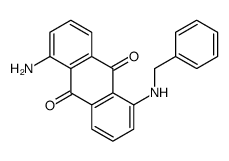 1-amino-5-(benzylamino)anthracene-9,10-dione结构式