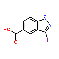 3-碘-5-(1h)吲唑羧酸结构式