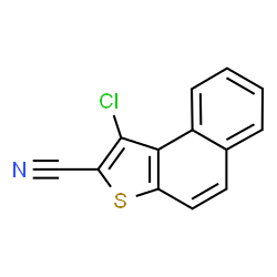 1-Chloronaphtho[2,1-b]thiophene-2-carbonitrile结构式