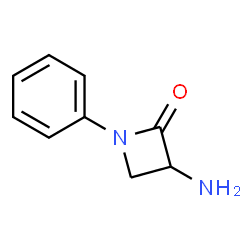 2-Azetidinone,3-amino-1-phenyl- (9CI)结构式