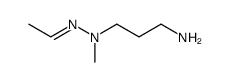 3-[N'-Eth-(E)-ylidene-N-methyl-hydrazino]-propylamine Structure