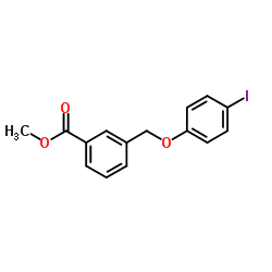 Methyl 3-[(4-iodophenoxy)methyl]benzoate structure