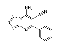 7-amino-5-phenyltetrazolo[1,5-a]pyrimidine-6-carbonitrile结构式