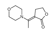 3-(1-morpholin-4-ylethylidene)oxolan-2-one结构式