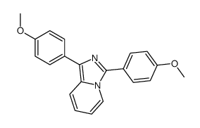 1,3-bis(4-methoxyphenyl)imidazo[1,5-a]pyridine结构式