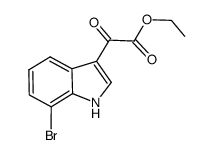 ethyl (7-bromo-1H-indol-3-yl)glyoxylate Structure