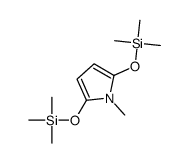 trimethyl-(1-methyl-5-trimethylsilyloxypyrrol-2-yl)oxysilane结构式