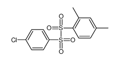 1-(4-chlorophenyl)sulfonylsulfonyl-2,4-dimethylbenzene结构式