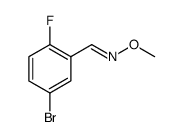 1-(2-Fluoro-5-bromophenyl)-N-methoxymethanimine Structure