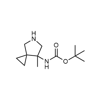 tert-Butyl N-{7-methyl-5-azaspiro[2.4]heptan-7-yl}carbamate Structure