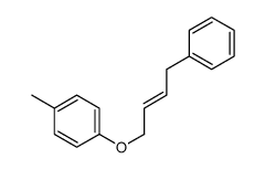 1-methyl-4-(4-phenylbut-2-enoxy)benzene Structure