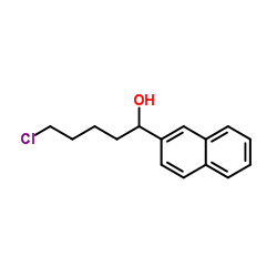 5-Chloro-1-(2-naphthyl)-1-pentanol结构式