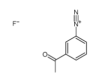 3-acetylbenzenediazonium,fluoride结构式