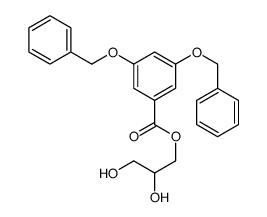 2,3-dihydroxypropyl 3,5-bis(phenylmethoxy)benzoate Structure