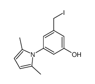 3-(2,5-dimethylpyrrol-1-yl)-5-(iodomethyl)phenol Structure