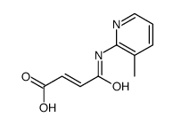 4-[(3-methylpyridin-2-yl)amino]-4-oxobut-2-enoic acid结构式