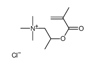 trimethyl[2-[(2-methyl-1-oxoallyl)oxy]propyl]ammonium chloride结构式