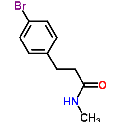 3-(4-Bromophenyl)-N-methylpropanamide structure