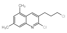 2-Chloro-3-(3-chloropropyl)-5,7-dimethylquinoline Structure