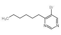 5-Bromo-4-hexylpyrimidine structure