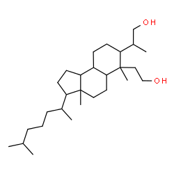 4-methyl-2,3-secocholestane-2,3-diol结构式
