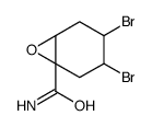 3,4-dibromo-7-oxabicyclo[4.1.0]heptane-6-carboxamide结构式