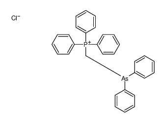 diphenylarsanylmethyl(triphenyl)phosphanium,chloride结构式