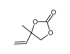 4-ethenyl-4-methyl-1,3-dioxolan-2-one结构式