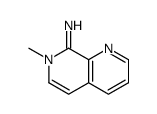 7-methyl-1,7-naphthyridin-8-imine结构式