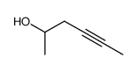 (+/-)-hex-4-yn-2-ol Structure