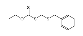dithiocarbonic acid O-ethyl ester-S-(benzylsulfanyl-methyl ester) Structure