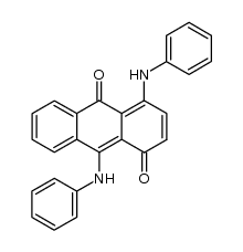 4,9-dianilino-anthracene-1,10-dione结构式