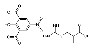 Picric acid; compound with 2-(3,3-dichloro-2-methyl-propyl)-isothiourea Structure